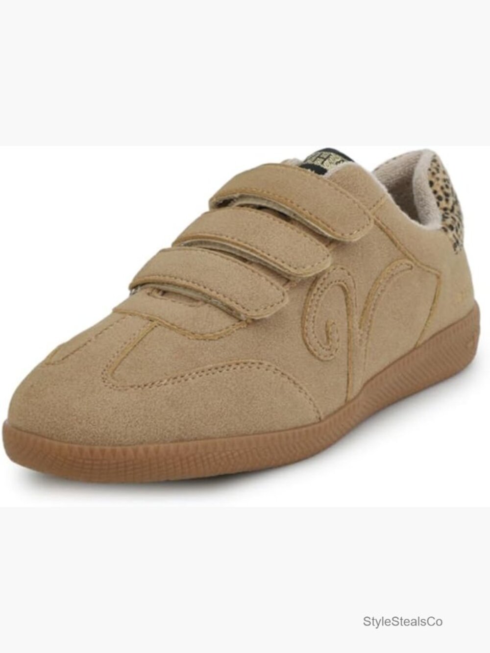 Women's Slip-On Fashion Sneakers - Lace-Up Loafer - Synthetic Leather Suede